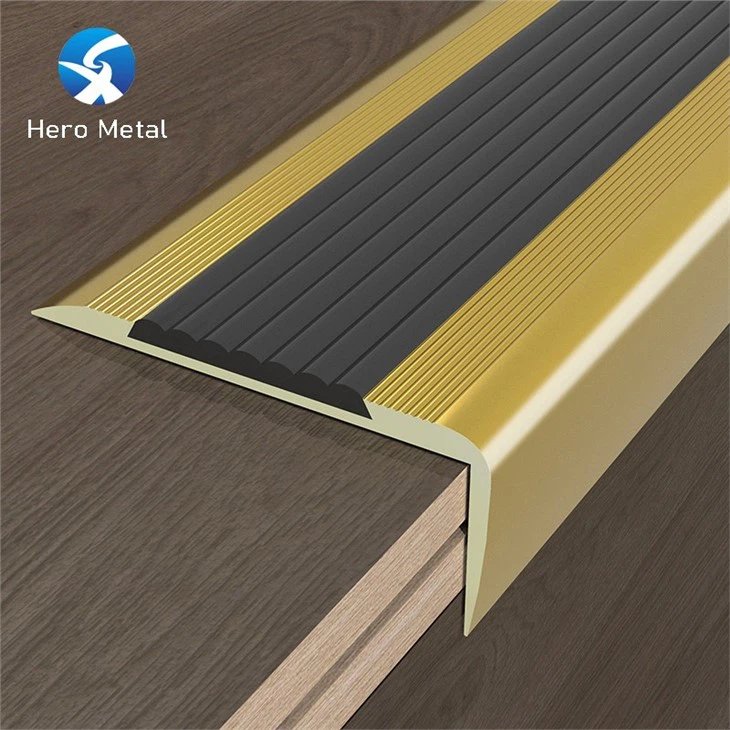aluminum rubber stair nosing